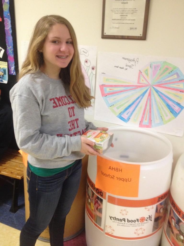 HBHA Battles Hunger with an All-School Food Drive