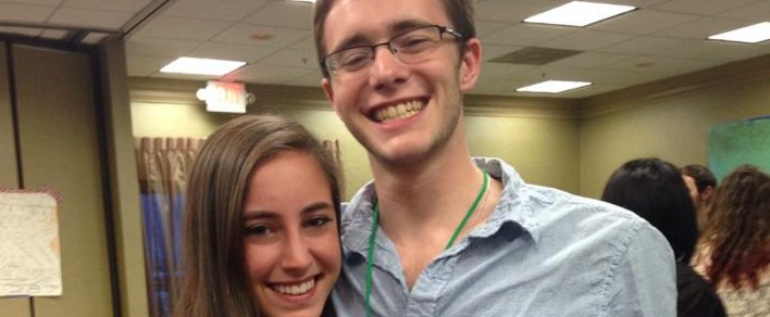Photo provided by Tamar Sher. One of junior Joel Gutovitz's favorite aspects of BBYO conventions is seeing his out-of-town friends.