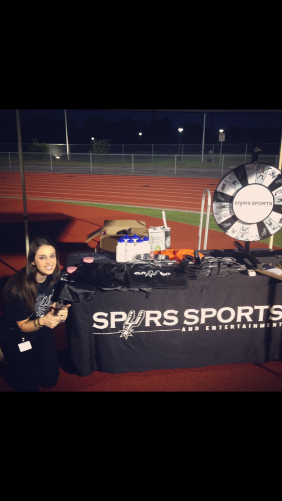 Alumni Update: Becca Berger works for San Antonio Spurs