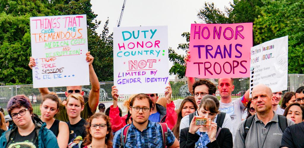Thousands of Transgender Military Service Personnel Threatened by President Trump's Transgender Ban