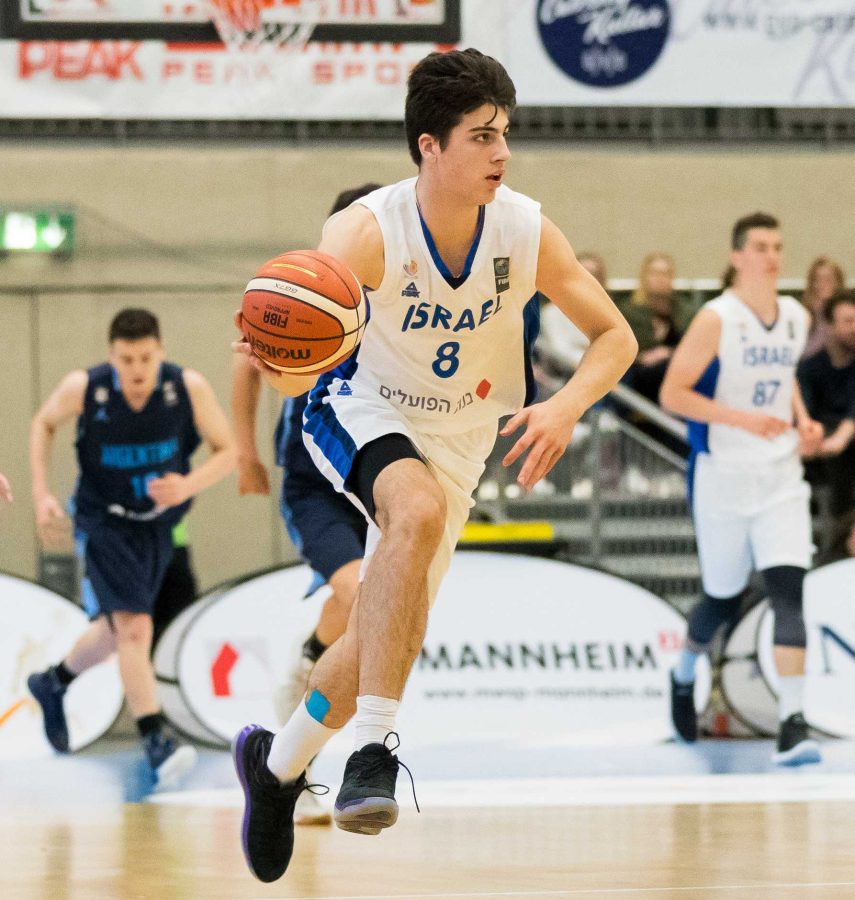 Israel vs Argentinia 106:83 during Basketball Albert Schweitzer Turnier at GBG Halle, Mannheim, Baden-Württemberg, Germany on 2018-04-02, Photo: Sven Mandel