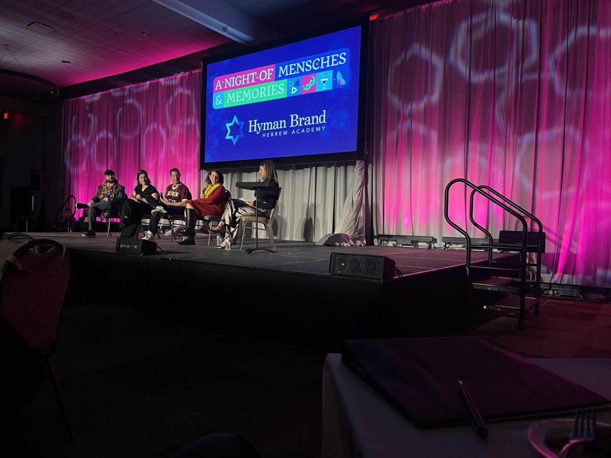 Panelists: Dr. Robyn Jacobs ‘80, Dan Cohen ‘99, Rabbi Sarit Horwitz ‘04, and Jacob Katz ’16, and moderator, Jill Zeldin Miller ‘97 sharing fond memories from their days at HBHA and the effect they had on their lives now. Photo by Dani Glickman